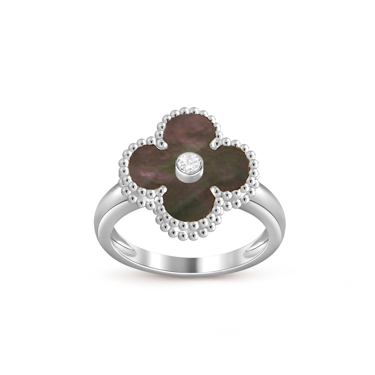 [Okajuri Jewelry] CLOVER SILVER DIOMND RING COLLECTION