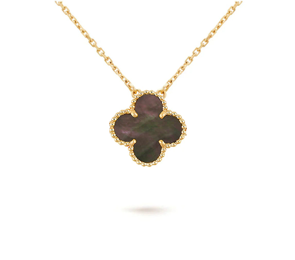 [Okajuri Jewelry] CLOVER 15MM SINGLE FLOWER NECKLACE COLLECTION