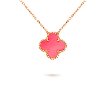 [Okajuri Jewelry] CLOVER 15MM SINGLE FLOWER NECKLACE COLLECTION
