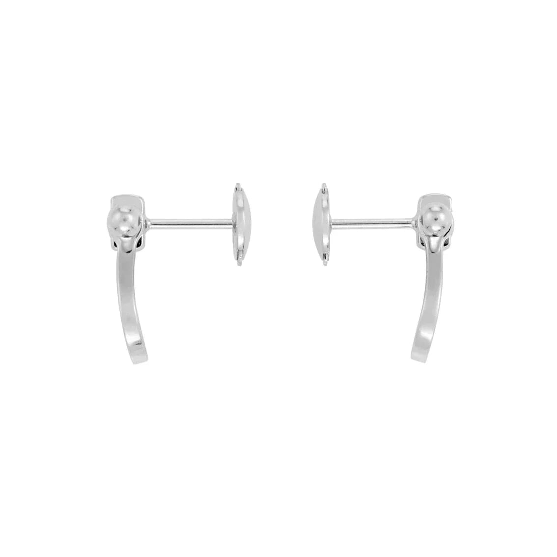 [Okajuri Jewelry]FORCE 10 FULL DIAMOND STUD EARRINGS MINI MODEL