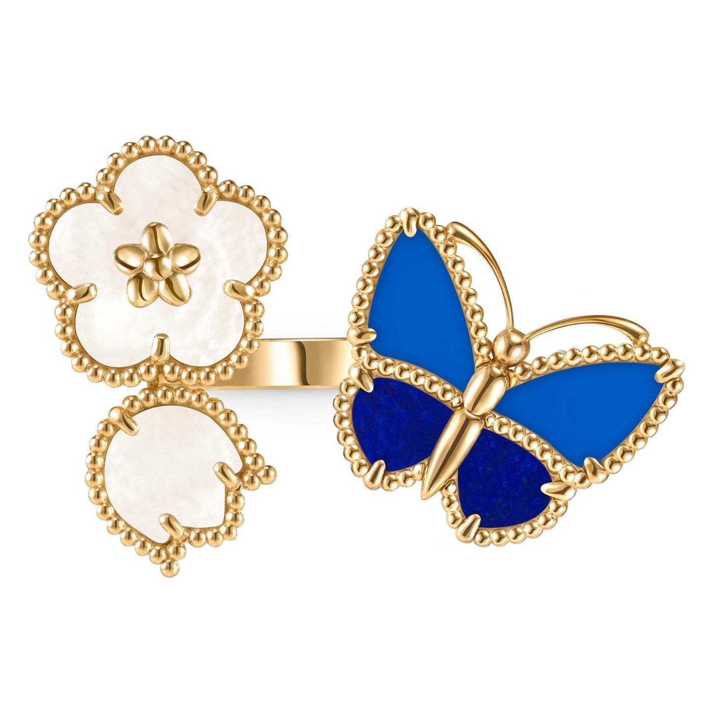 [Okajuri Jewelry] LUCKY SPRING BUTTERFLY OPEN-FACE RINGS