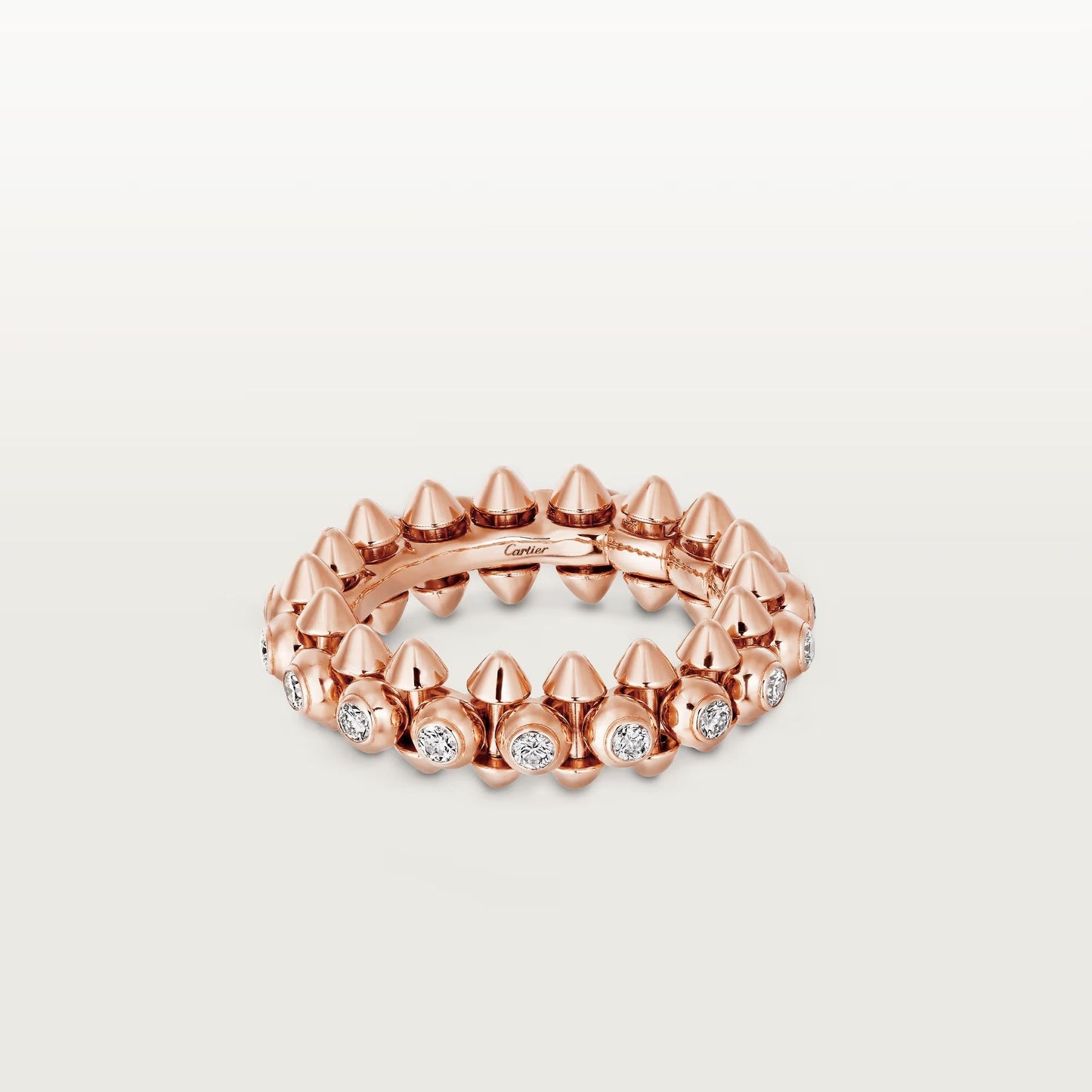 [Okajuri Jewelry] CLASH 6.8MM DIAMOND MEDIUM RING