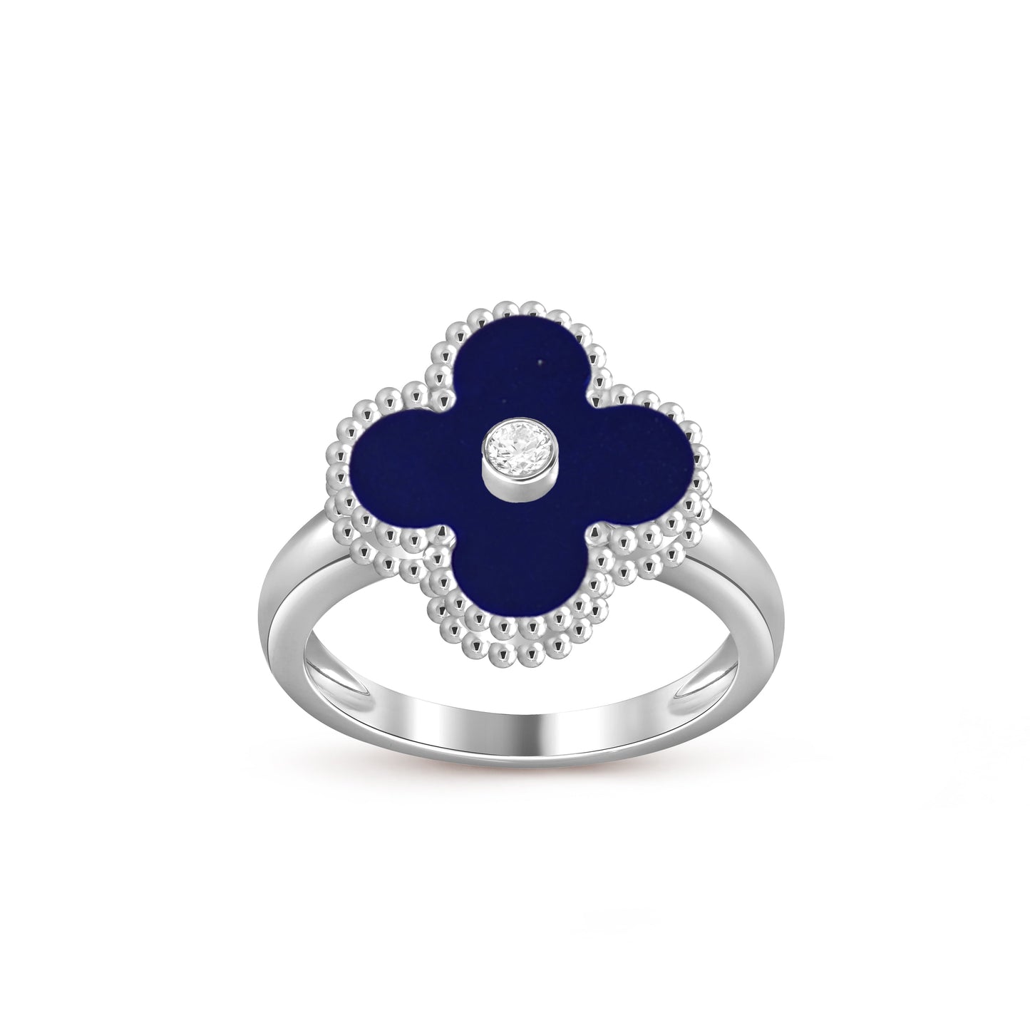 [Okajuri Jewelry] CLOVER SILVER DIOMND RING COLLECTION