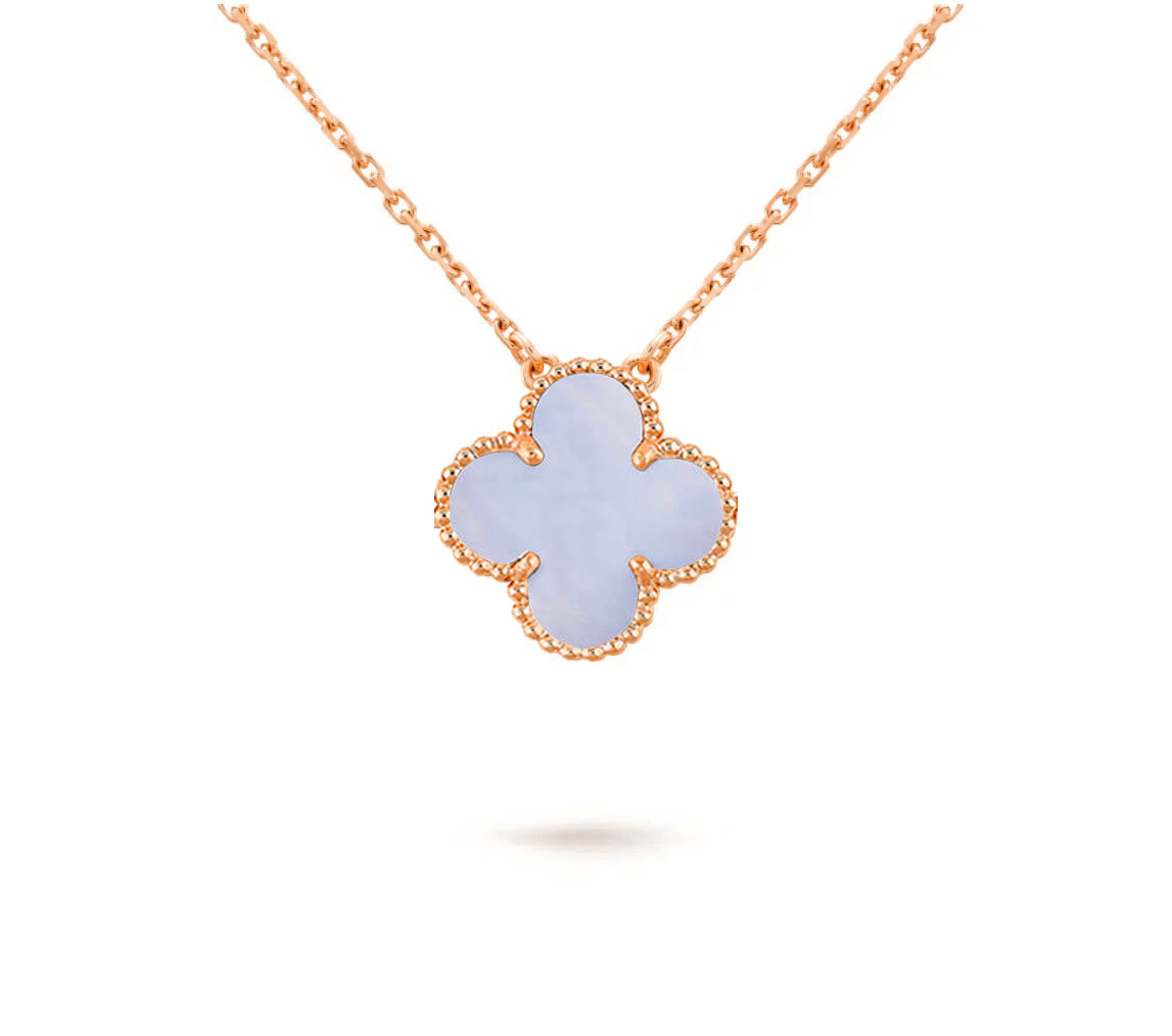 [Okajuri Jewelry] CLOVER 15MM SINGLE FLOWER NECKLACE COLLECTION