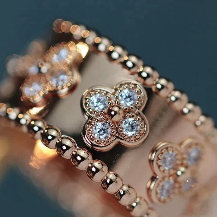 [Okajuri Jewelry]CLOVER KALEIDOSCOPE RING 10MM