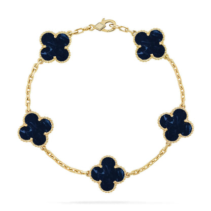 [Okajuri Jewelry] CLOVER 5 MOTIF PIETERSITE BRACELET COLLECTION
