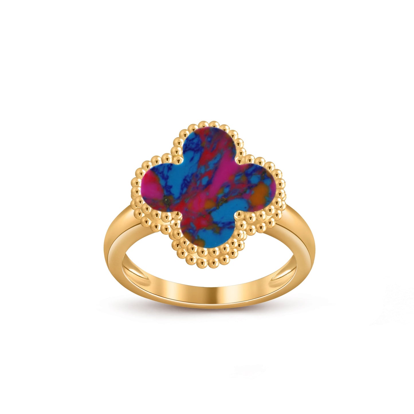 [Okajuri Jewelry] CLOVER RING GOLD COLLECTION