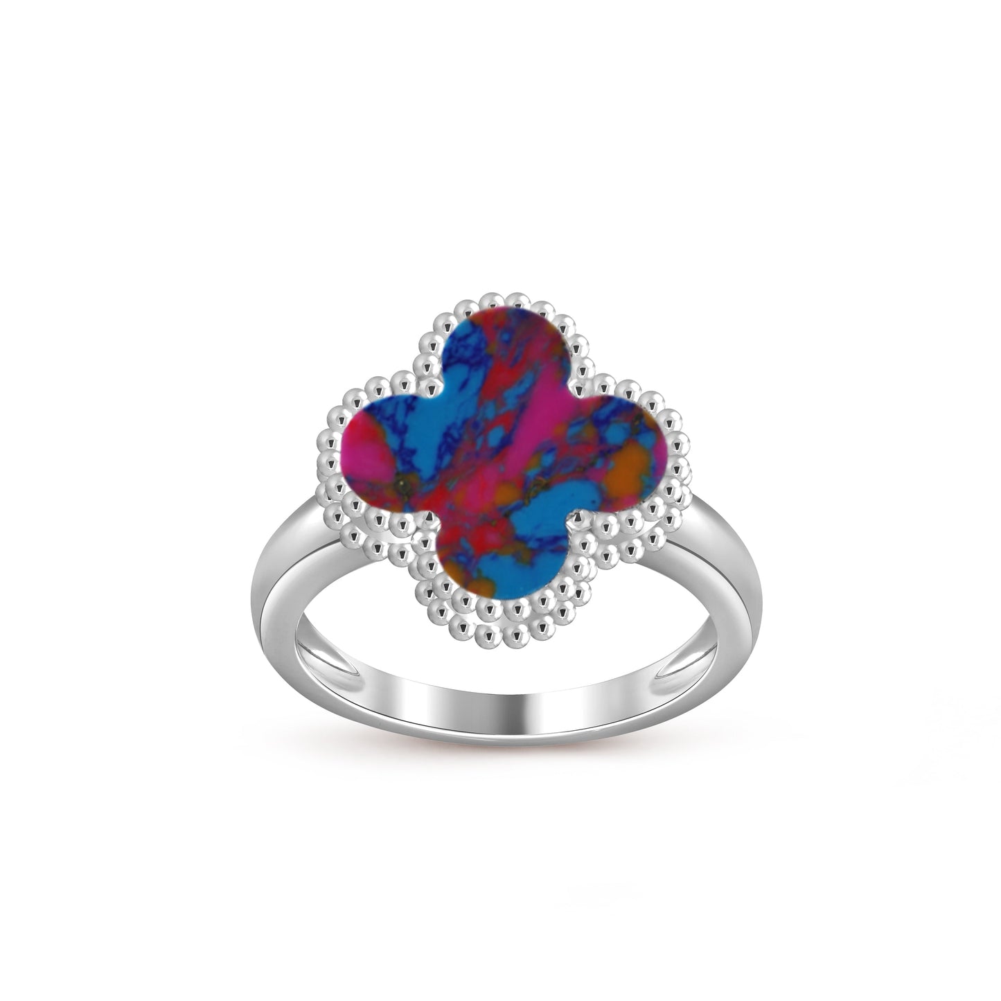 [Okajuri Jewelry] CLOVER SILVER RING COLLECTION