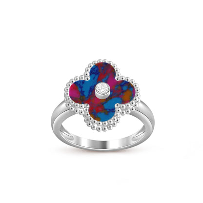 [Okajuri Jewelry] CLOVER SILVER DIOMND RING COLLECTION