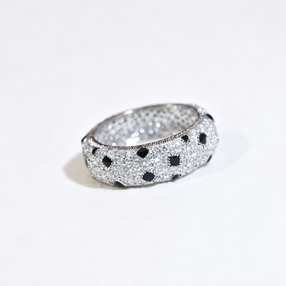 [Okajuri Jewelry] PANTHERE SPOTTED FULL DIAMOND RING