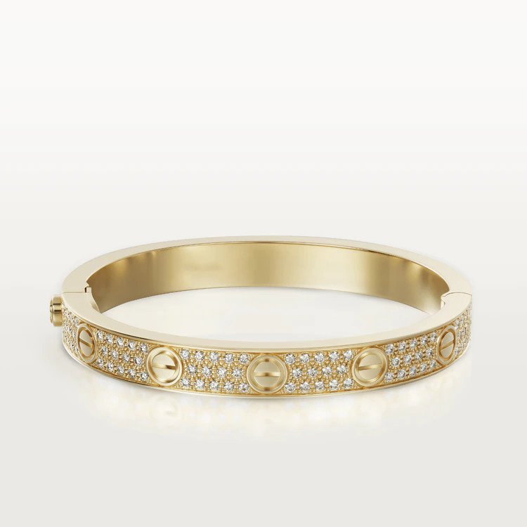 [Okajuri Jewelry]LOVE BRACELET 6.1MM DIAMOND-PAVED