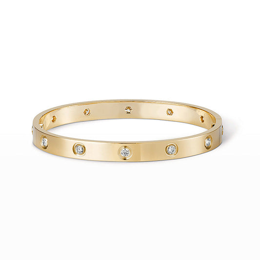 [Okajuri Jewelry] LOVE BRACELET 6.1MM 10 DIAMONDS