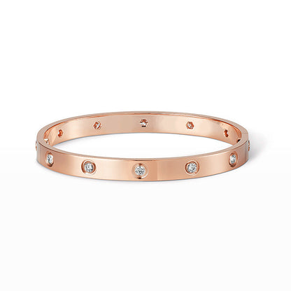 [Okajuri Jewelry]LOVE BRACELET 6.1MM 10 DIAMONDS