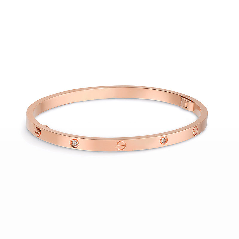 [Okajuri Jewelry] LOVE BRACELET 3.65MM 6 DIAMONDS