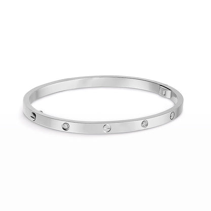 [Okajuri Jewelry] LOVE BRACELET 3.65MM 6 DIAMONDS