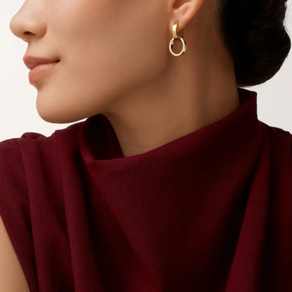 [Okajuri Jewelry] LOVE 3.3MM DANGLE EARRINGS