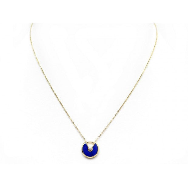 [Okajuri Jewelry]AMULETTE ROSE GOLD AGATE NECKLACE