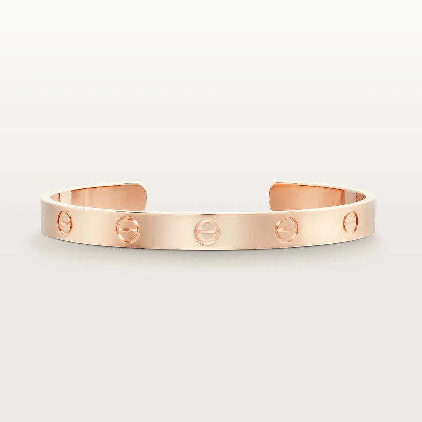 [Okajuri Jewelry] LOVE BRACELET 6.1MM OPEN CUFF