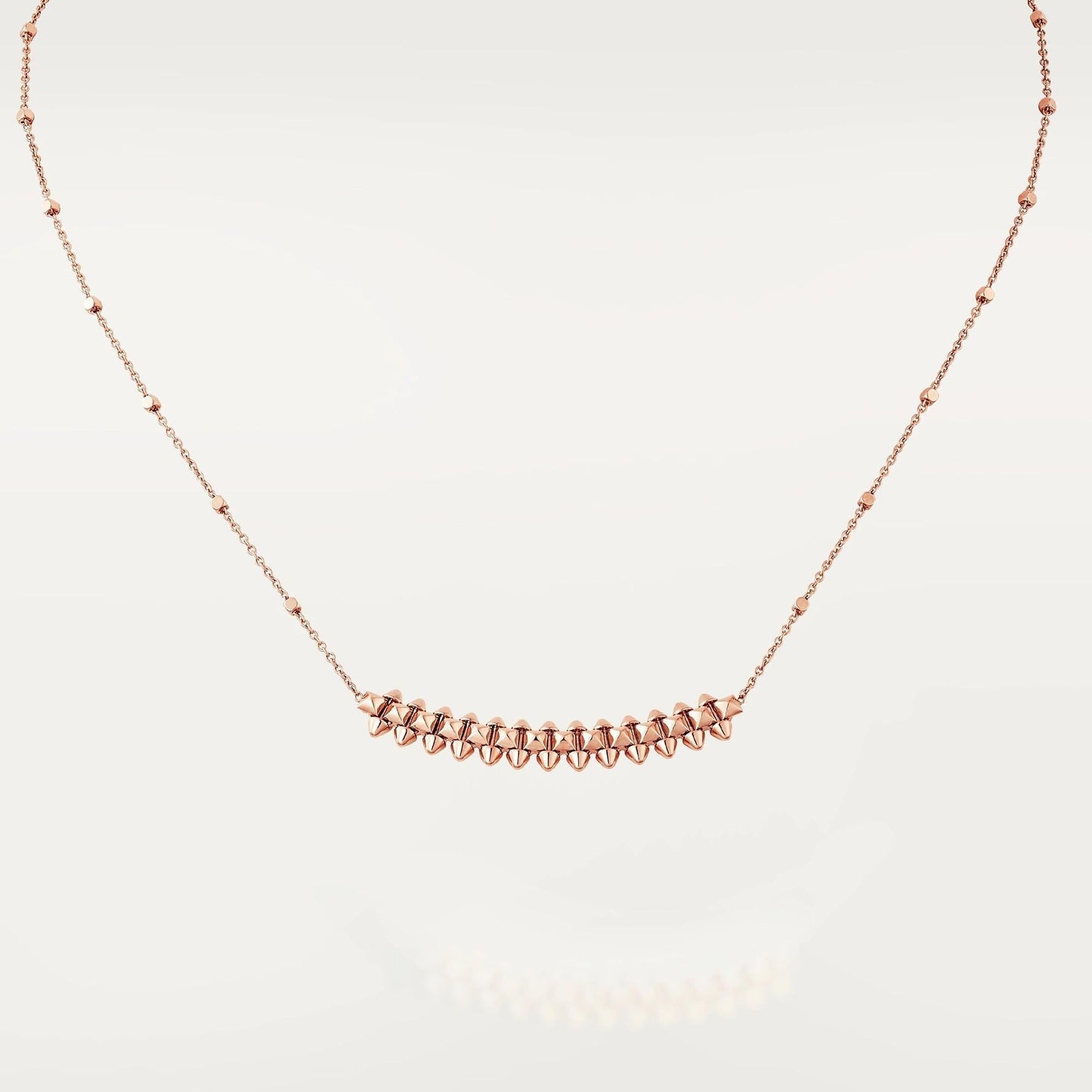 [Okajuri Jewelry]CLASH PINK GOLD NECKLACE