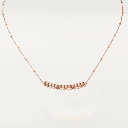 [Okajuri Jewelry]CLASH PINK GOLD NECKLACE