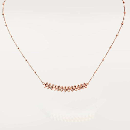 [Okajuri Jewelry]CLASH PINK GOLD NECKLACE