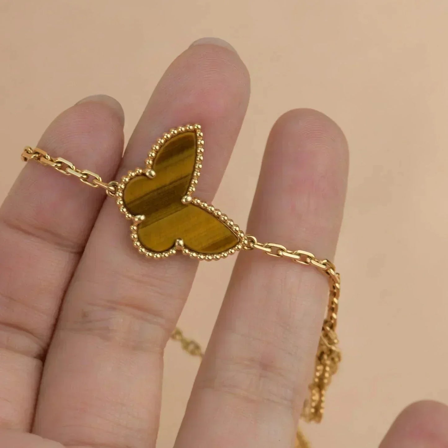 [Okajuri Jewelry]LUCKY SPRING 5 MOTIF GOLD BRACELET