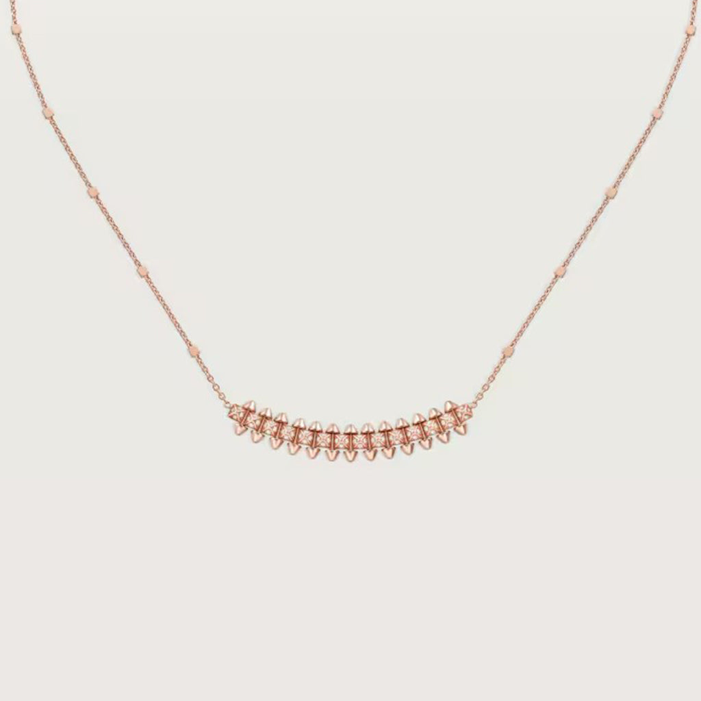 [Okajuri Jewelry] CLASH  SMALL FULL DIAMOND NECKLACE