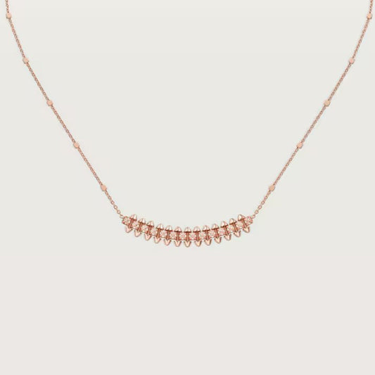 [Okajuri Jewelry] CLASH  SMALL FULL DIAMOND NECKLACE