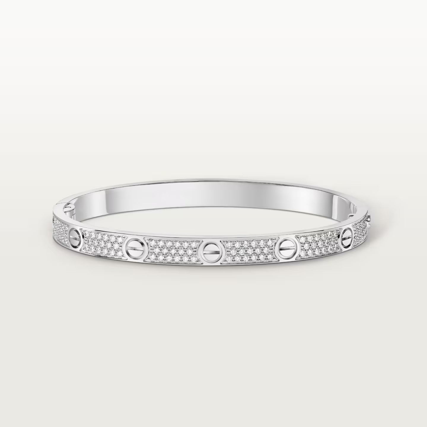 [Okajuri Jewelry] LOVE BRACELET 4.8MM DIAMOND-PAVED