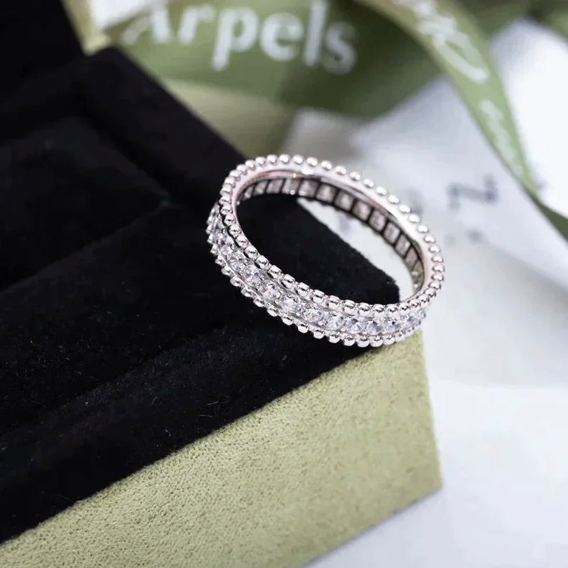 [Okajuri Jewelry]PERLEE DIAMOND SILVER RING