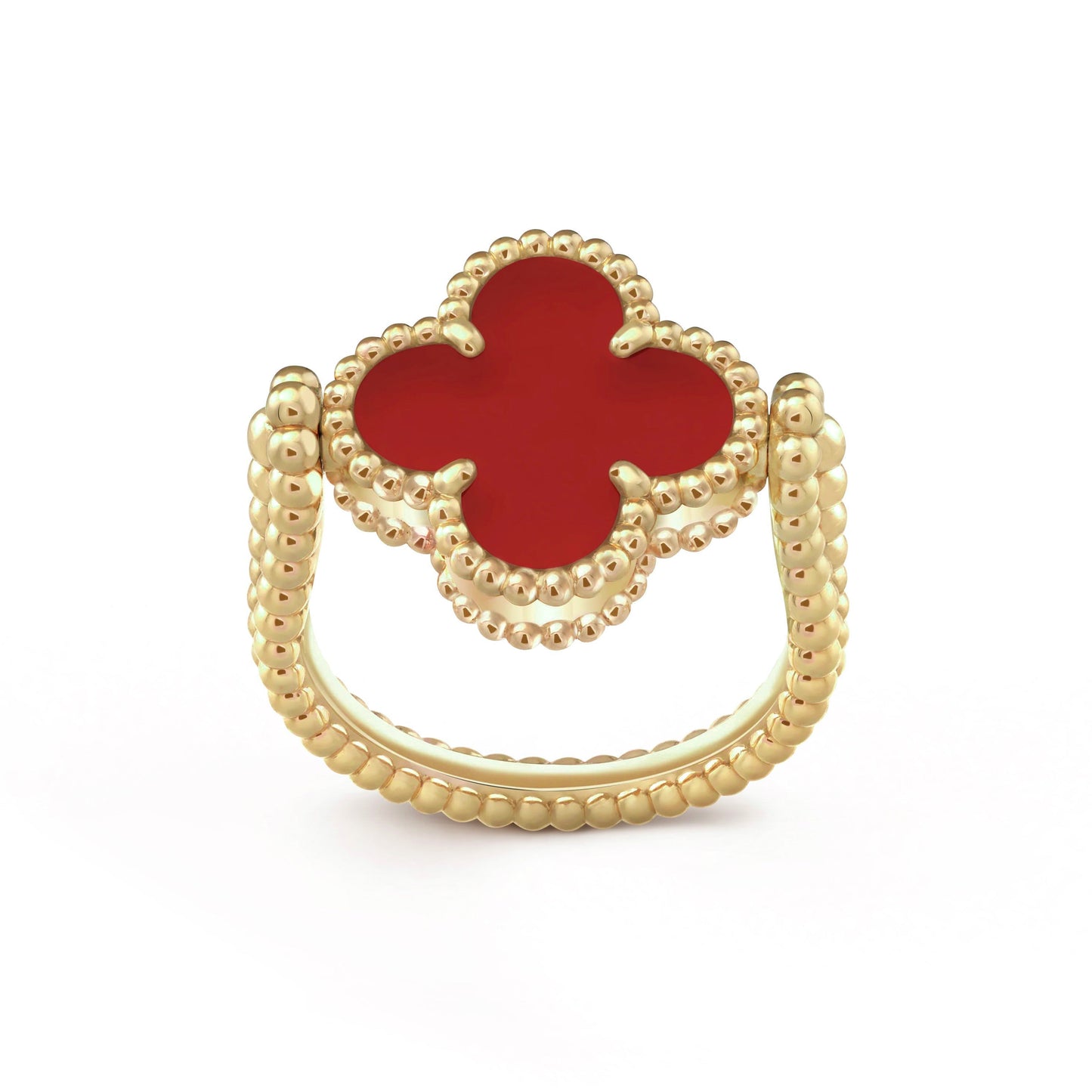 [Okajuri Jewelry] CLOVER RIVERSIBLE RING GOLD COLLECTION
