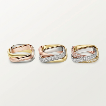 [Okajuri Jewelry] TRINITY 3.5MM CUSHION RING COLLECTION