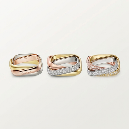 [Okajuri Jewelry] TRINITY 3.5MM CUSHION RING COLLECTION