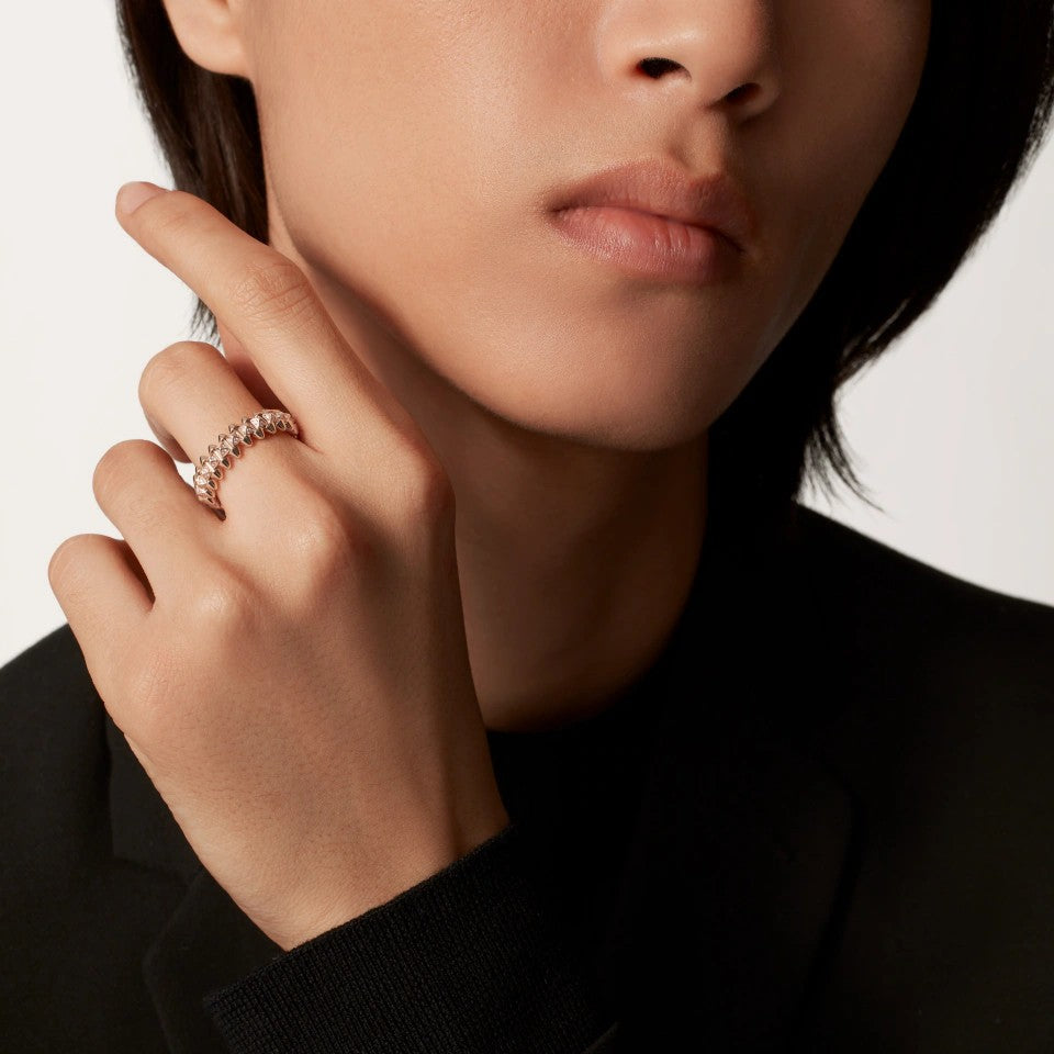 [Okajuri Jewelry] CLASH 6.4MM SMALL FULL DIAMOND RING