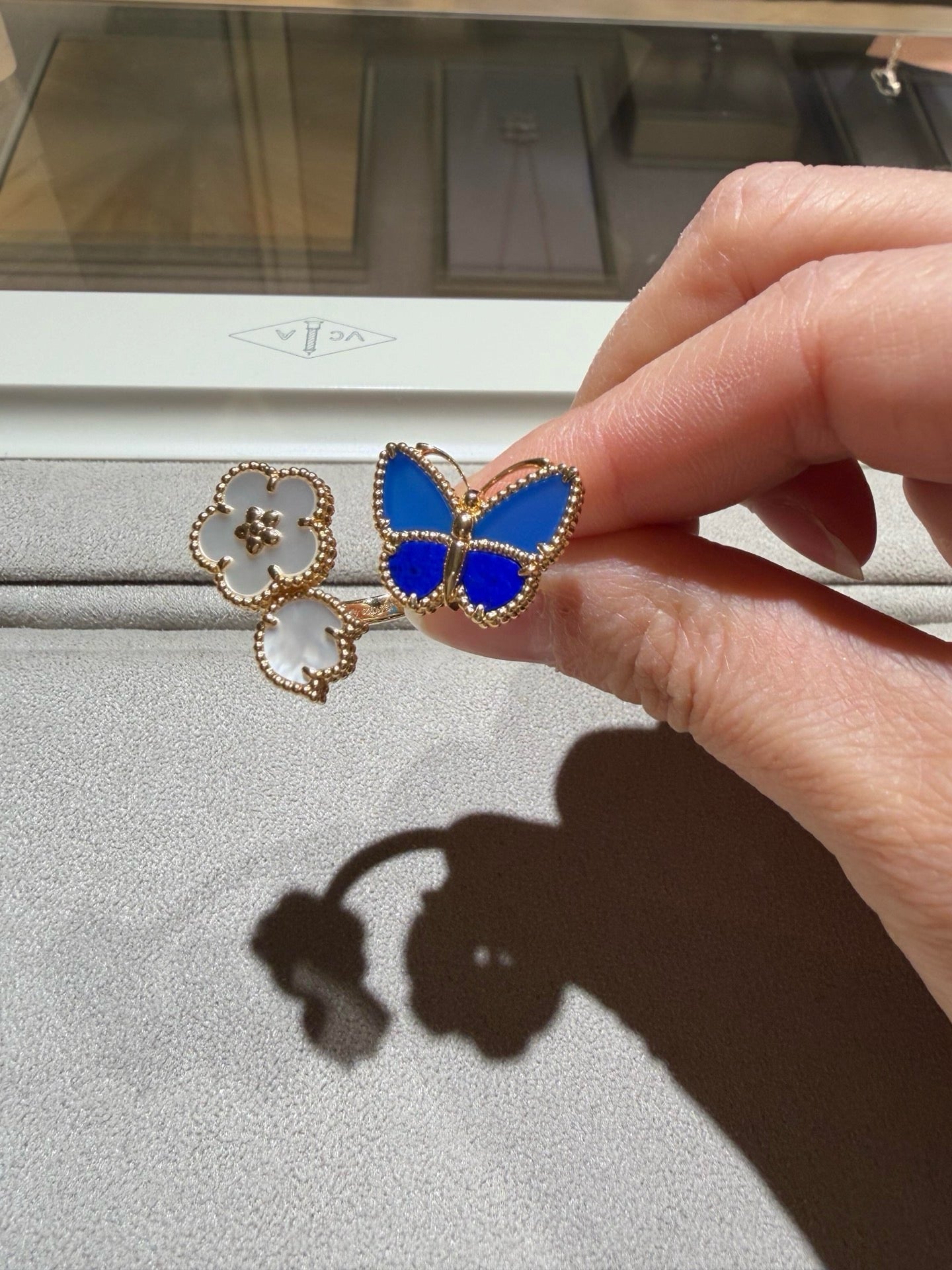 [Okajuri Jewelry] LUCKY SPRING BUTTERFLY OPEN-FACE RINGS
