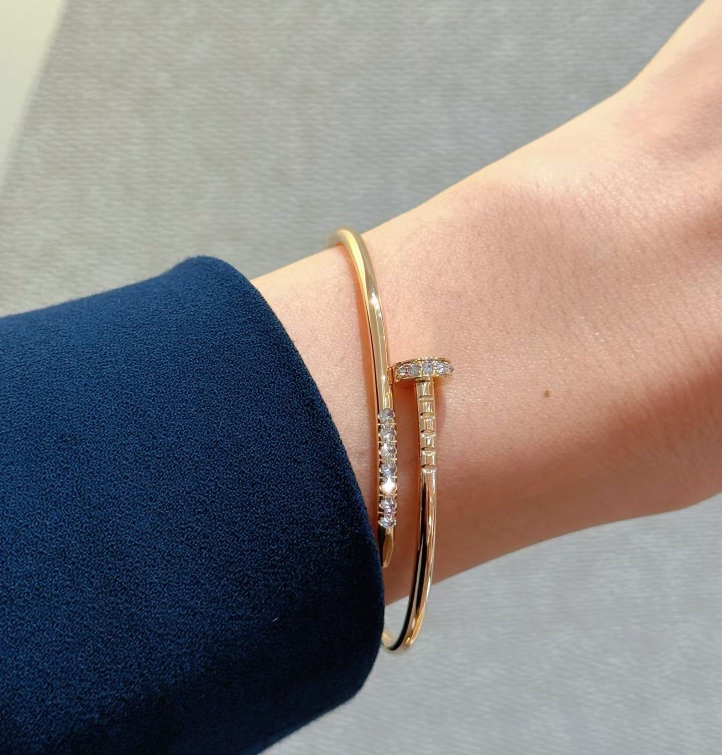 [Okajuri Jewelry]JUSTE BRACELET 2.5MM DIAMONDS NEW