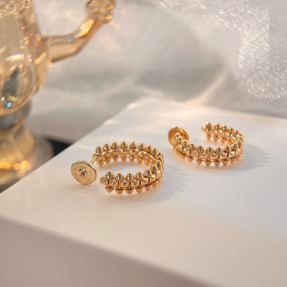 [Okajuri Jewelry] CLASH SMALL HOOP EARRINGS
