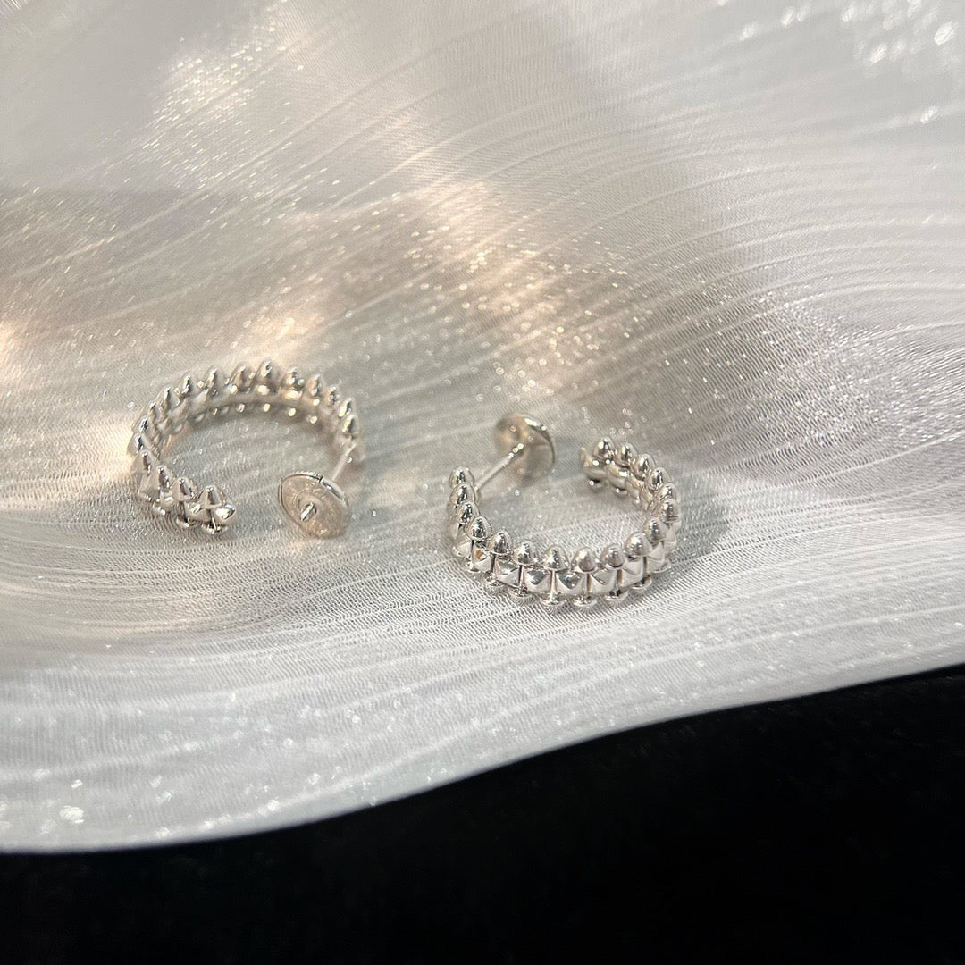 [Okajuri Jewelry] CLASH SMALL HOOP EARRINGS