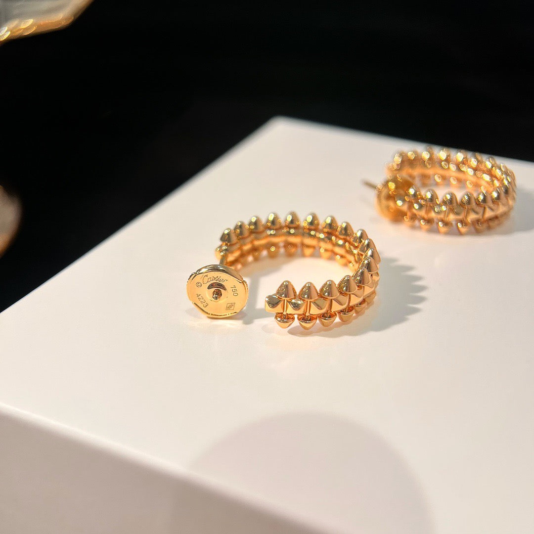 [Okajuri Jewelry] CLASH SMALL HOOP EARRINGS