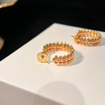[Okajuri Jewelry] CLASH SMALL HOOP EARRINGS