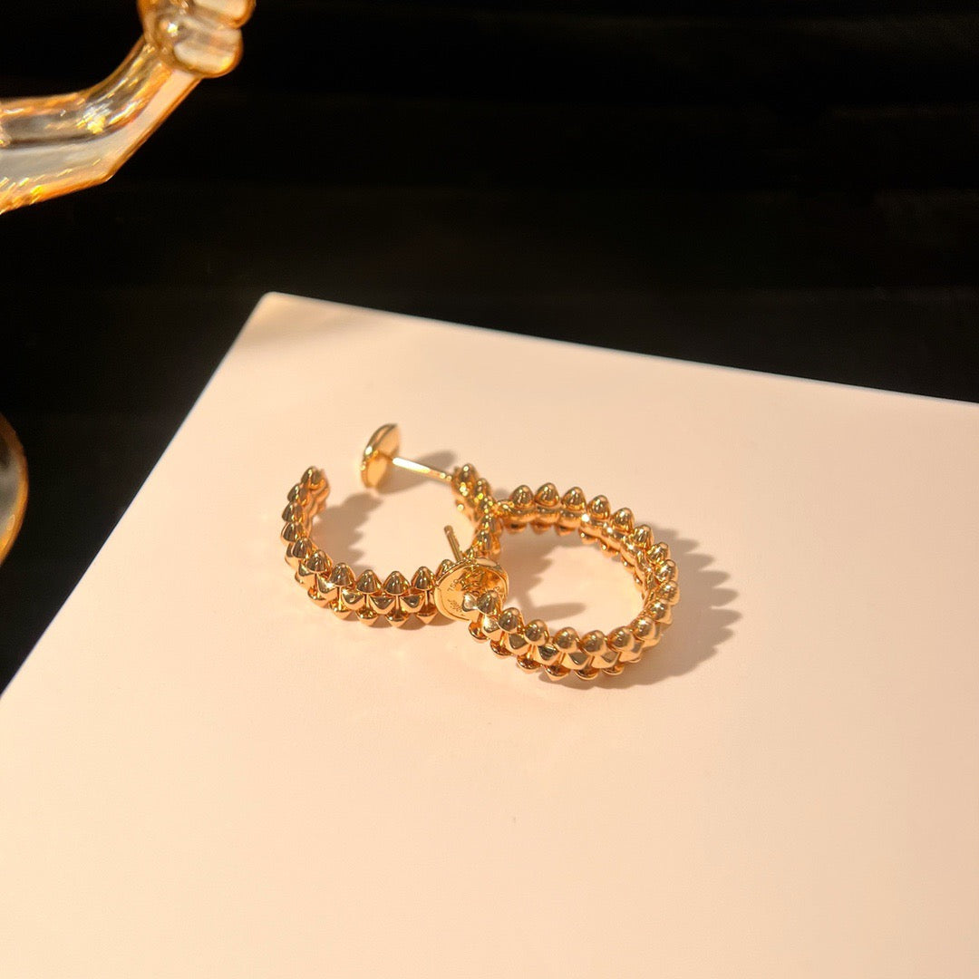 [Okajuri Jewelry] CLASH SMALL HOOP EARRINGS