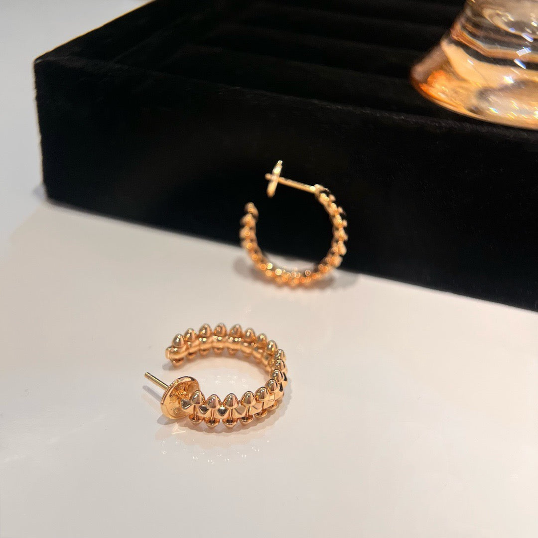 [Okajuri Jewelry] CLASH SMALL HOOP EARRINGS