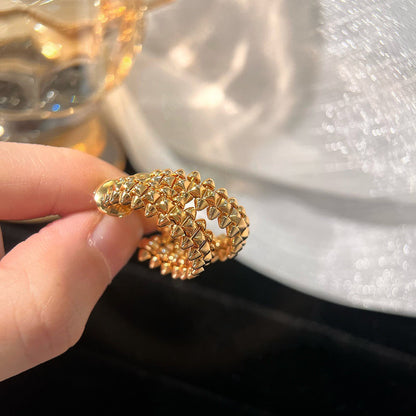 [Okajuri Jewelry] CLASH SMALL HOOP EARRINGS