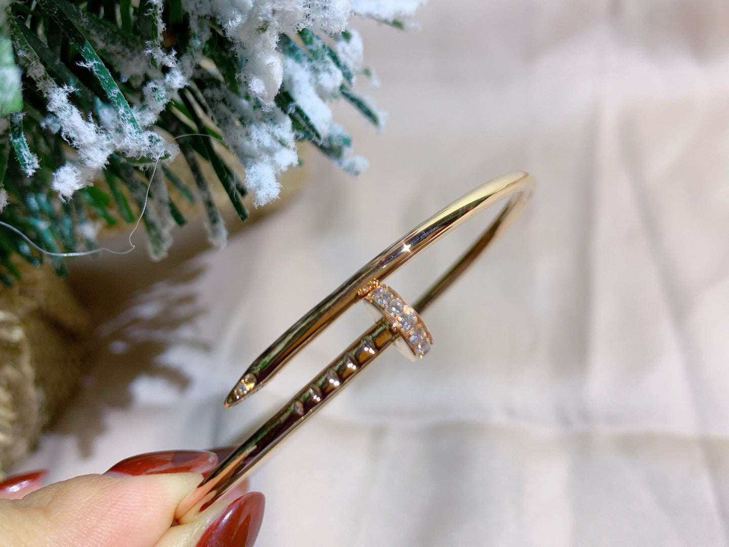 [Okajuri Jewelry]JUSTE BRACELET 2.5MM DIAMONDS