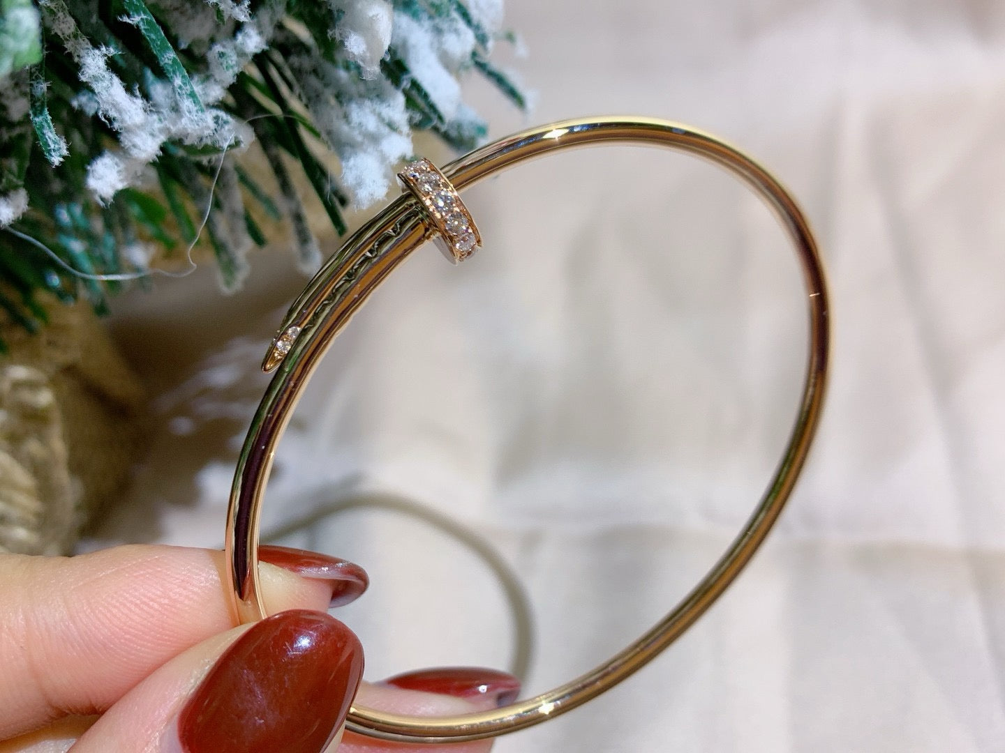 [Okajuri Jewelry]JUSTE BRACELET 2.5MM DIAMONDS