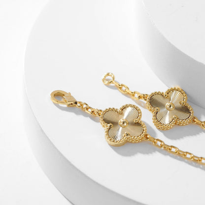 [Okajuri Jewelry] CLOVER 10 MOTIFS LASER NECKLACE