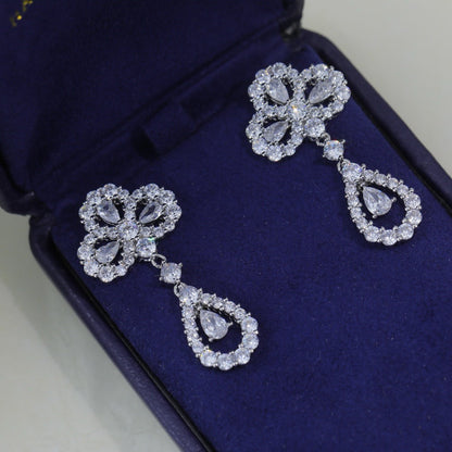 [Okajuri Jewelry] LOOP EARRINGS FULL MOTIF DIAMOND