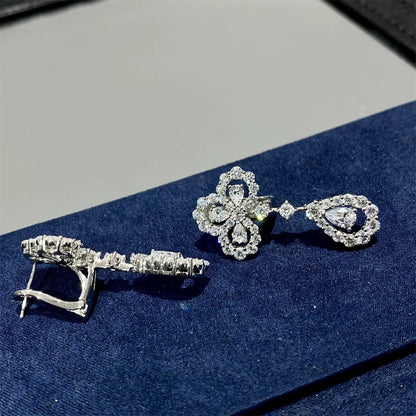 [Okajuri Jewelry] LOOP EARRINGS FULL MOTIF DIAMOND