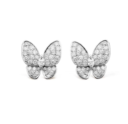 [Okajuri Jewelry]BUTTERFLY ALL DIAMOND EARRINGS