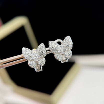 [Okajuri Jewelry]BUTTERFLY ALL DIAMOND EARRINGS